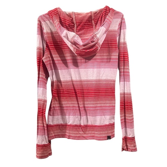 Bench zip-up hooded lightweight sweater, with stripped size medium - Picture 3 of 5